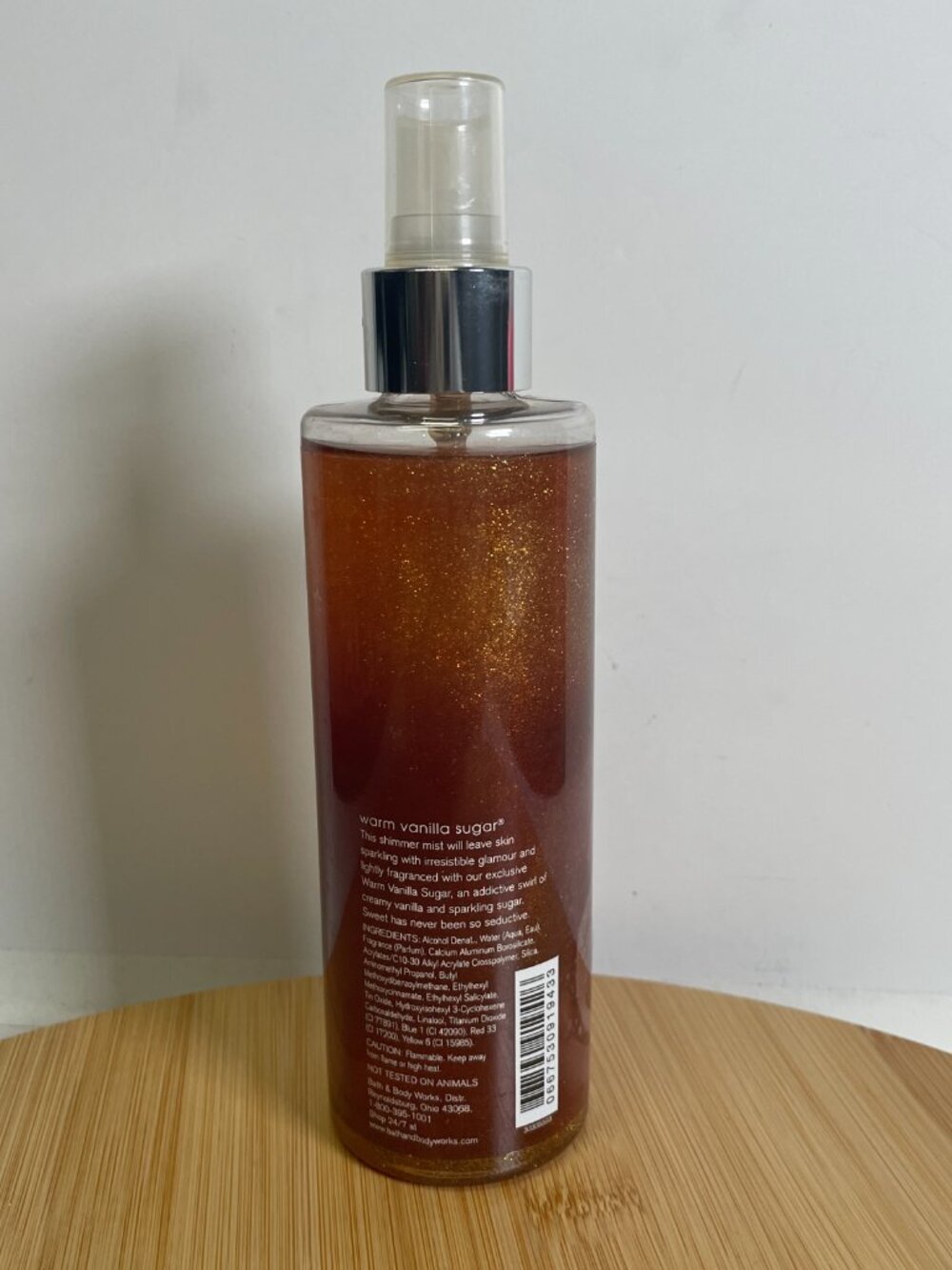 Bath & Body Works Warm Vanilla Sugar Shimmer Mist 8 oz Signature Collection - Picture 4 of 5